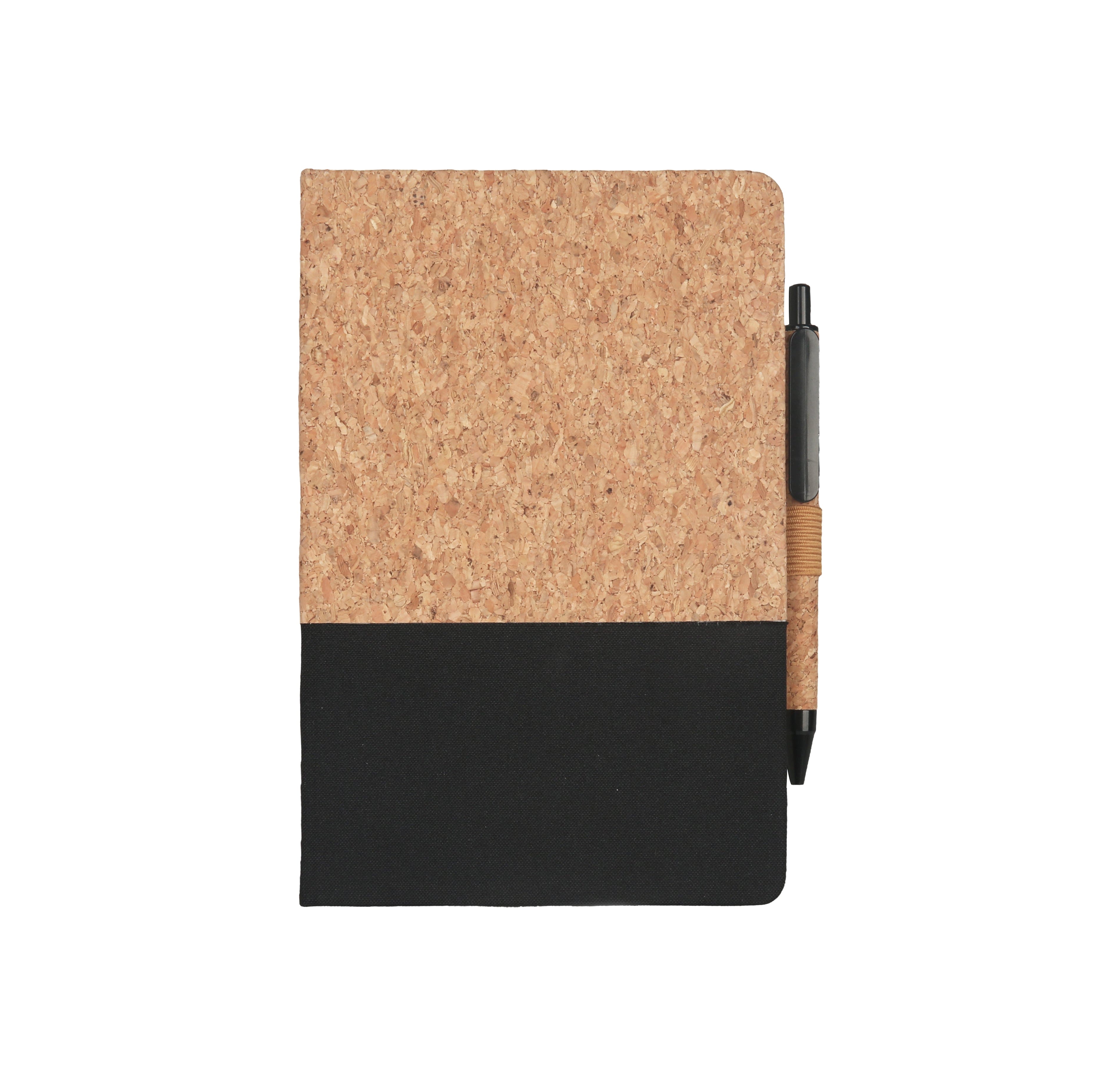 Eco-Neutral A5 Cork Fabric Hard Cover Notebook and Pen Set