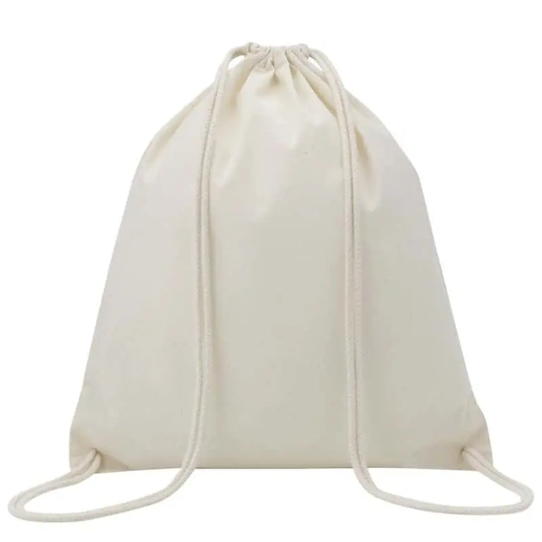 Cotton Draw String Bags 240GSM - Natural | Printing Dubai | Printava