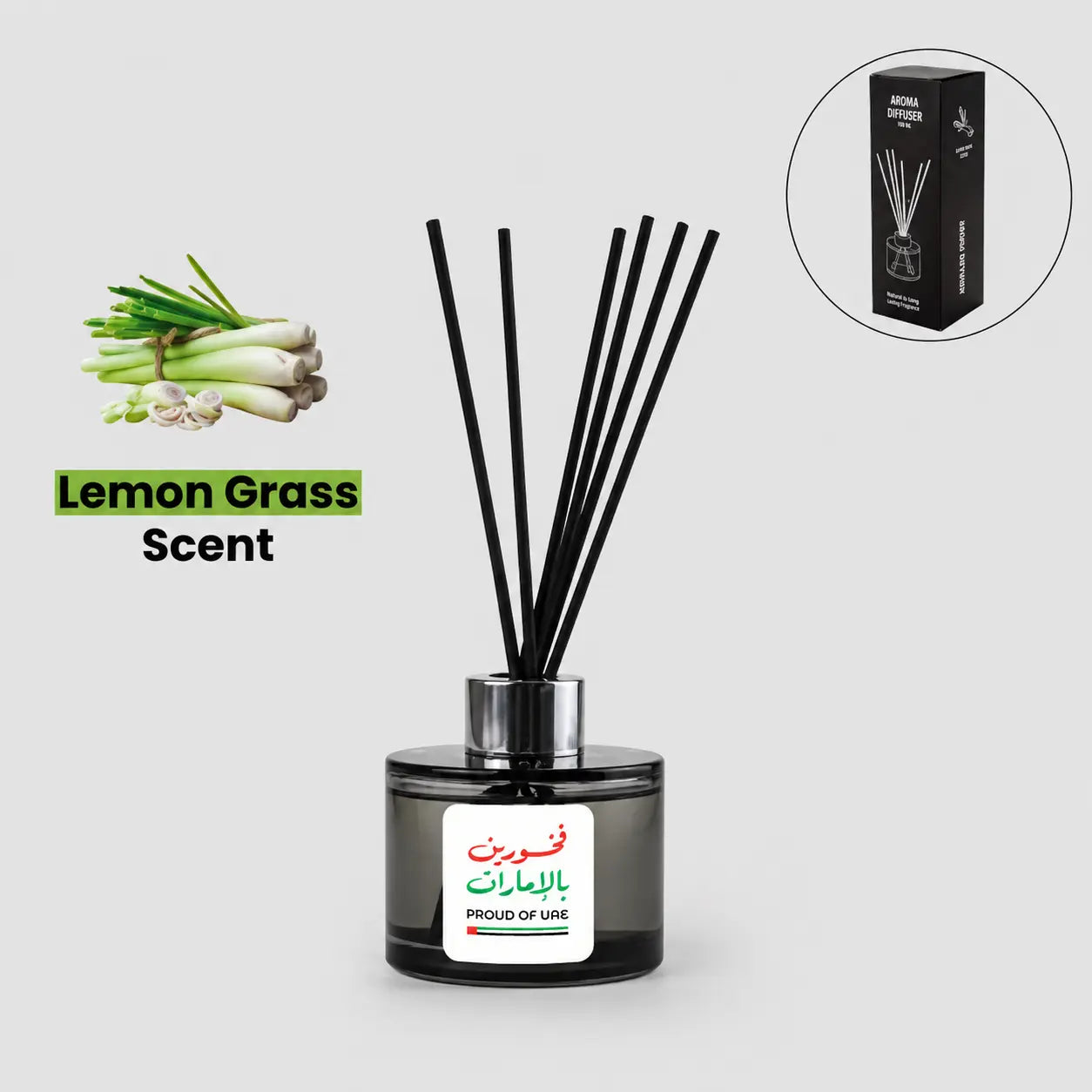 Proud of UAE Aroma Reed Diffuser – Kashmir Wood Scent | UAE National Day Printava