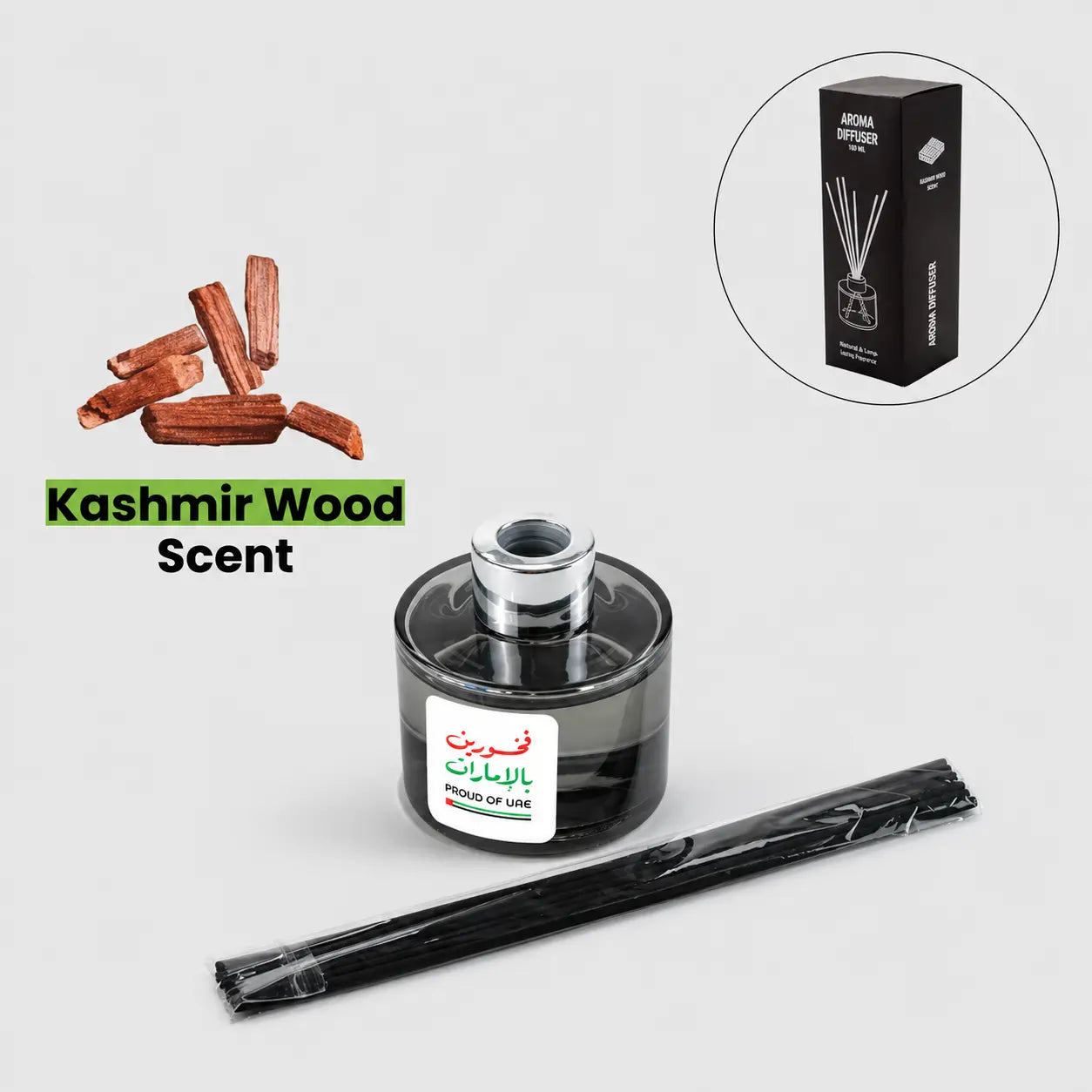 Proud of UAE Aroma Reed Diffuser – Lemon Grass Scent | UAE National Day Printava