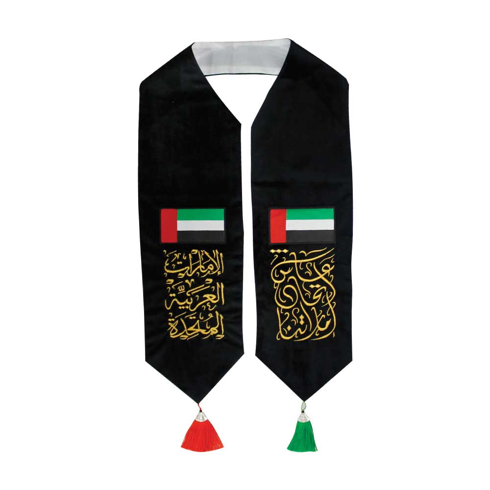 UAE Flag Velvet Scarfs