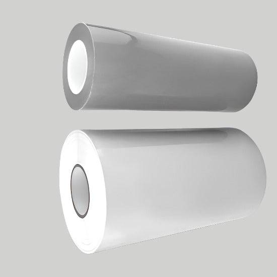 Set of two High-Quality UV DTF AB Film Rolls ideal for vibrant digital transfers, perfect for professional ink and paper printing projects.