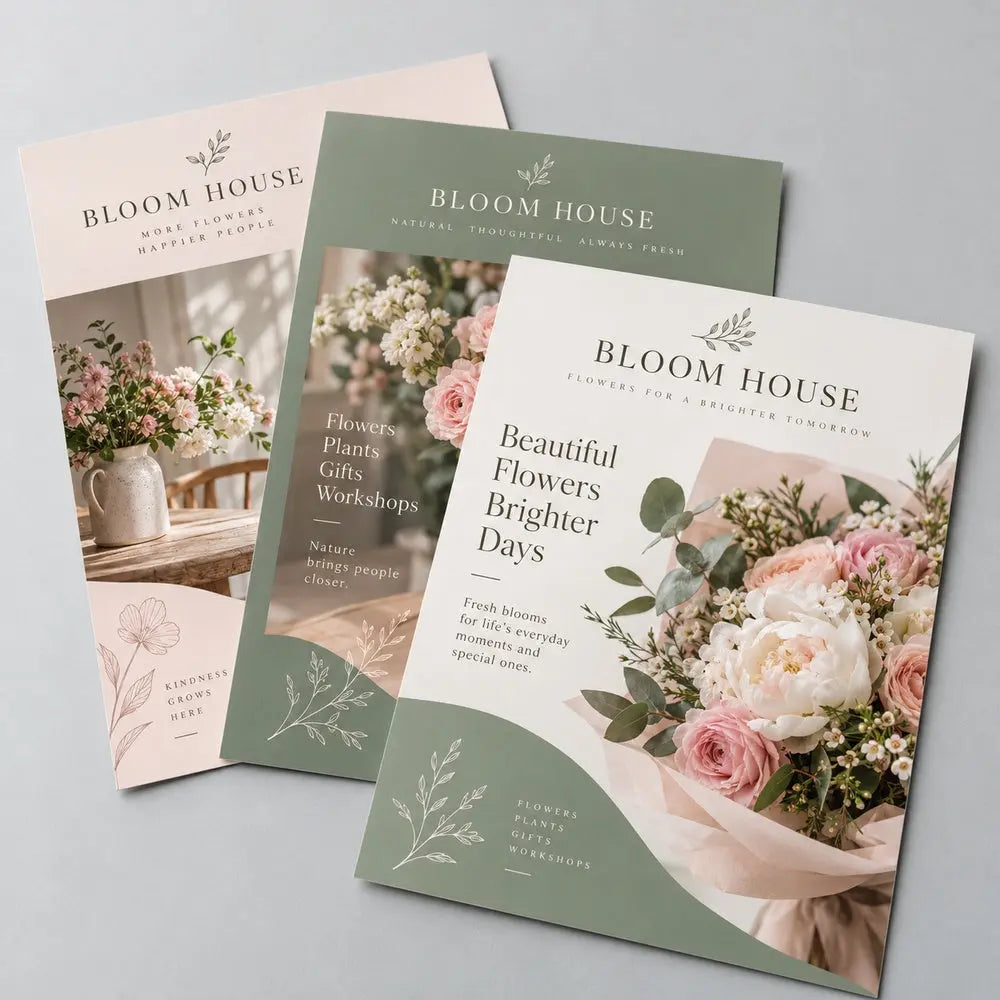 Custom Flyer Printing – 170gsm Glossy Paper – custom printed sample, view 3
