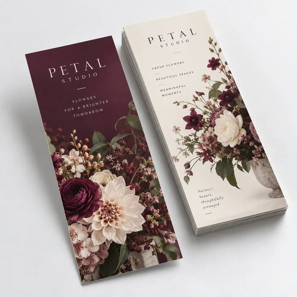 Custom DL Flyer Printing – 200gsm Glossy Paper – custom printed sample, view 1