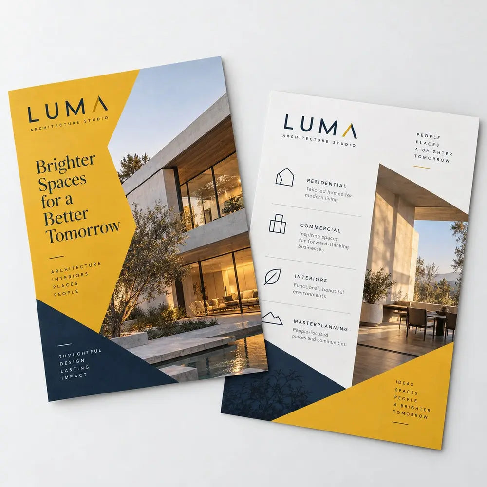 Custom Flyer Printing – 115gsm Glossy Paper – custom printed sample, view 2
