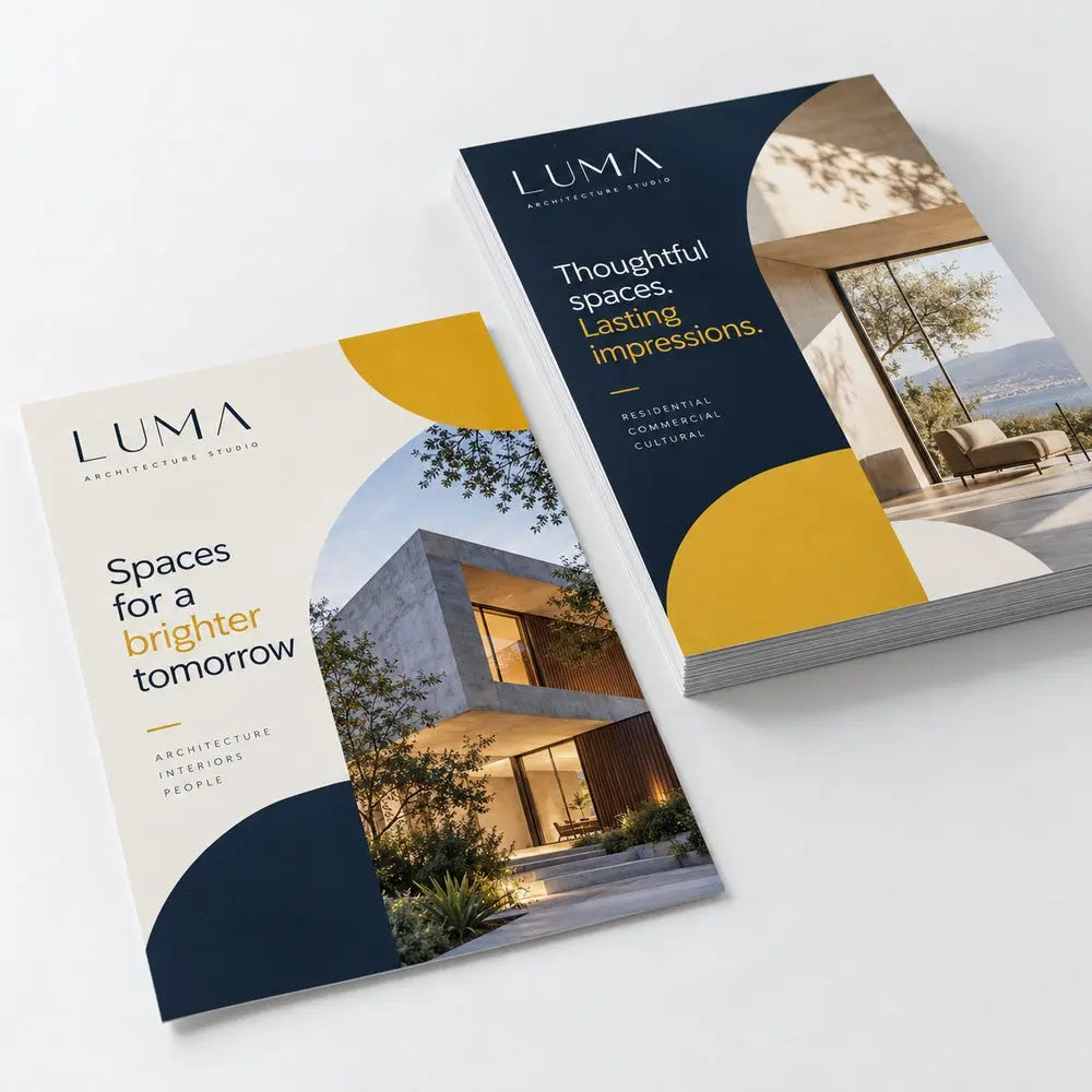 Custom Flyer Printing – 115gsm Glossy Paper – custom printed sample, view 3