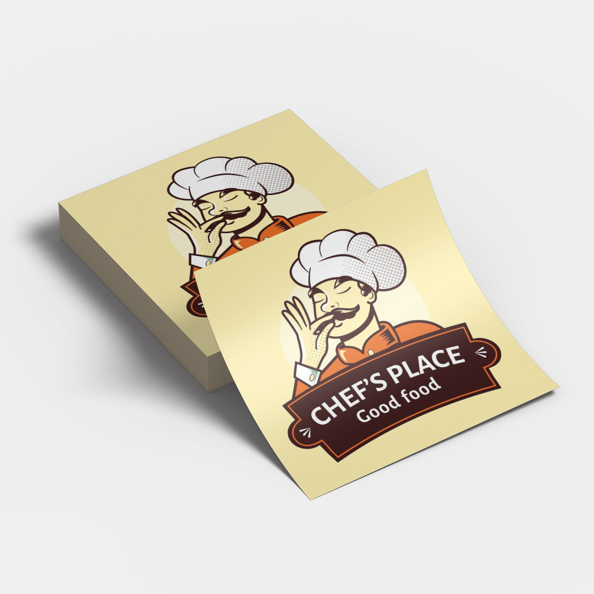 Paper Sticker Glossy Lamination