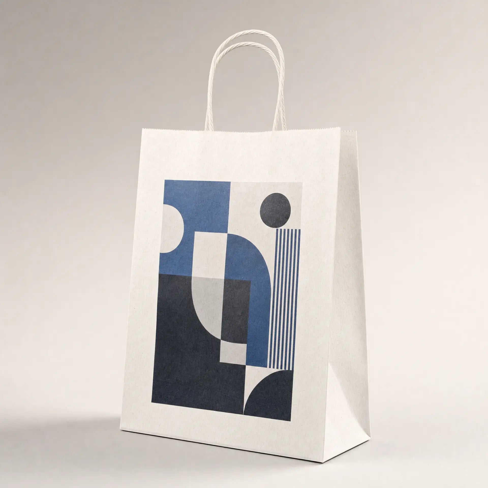 Custom Kraft Shopping Bag - Standard