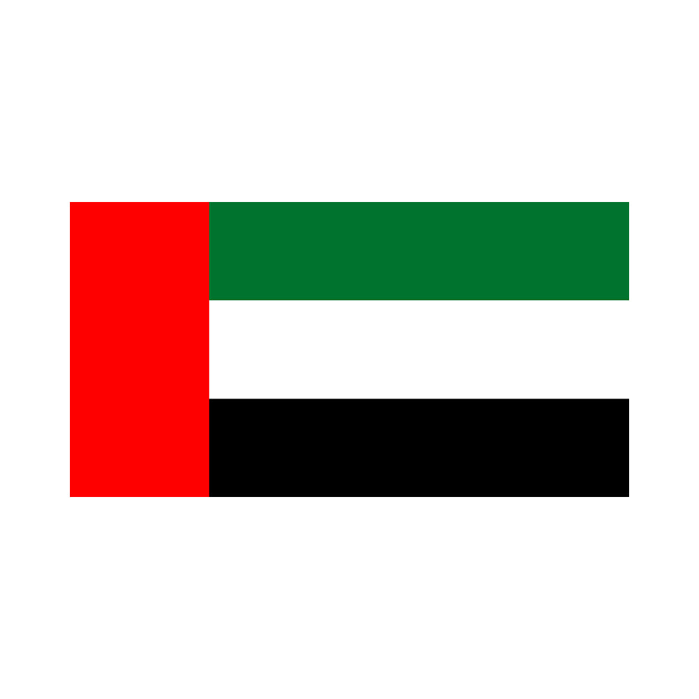 UAE Satin Flag 90 X145 cm ( 4 Flags )