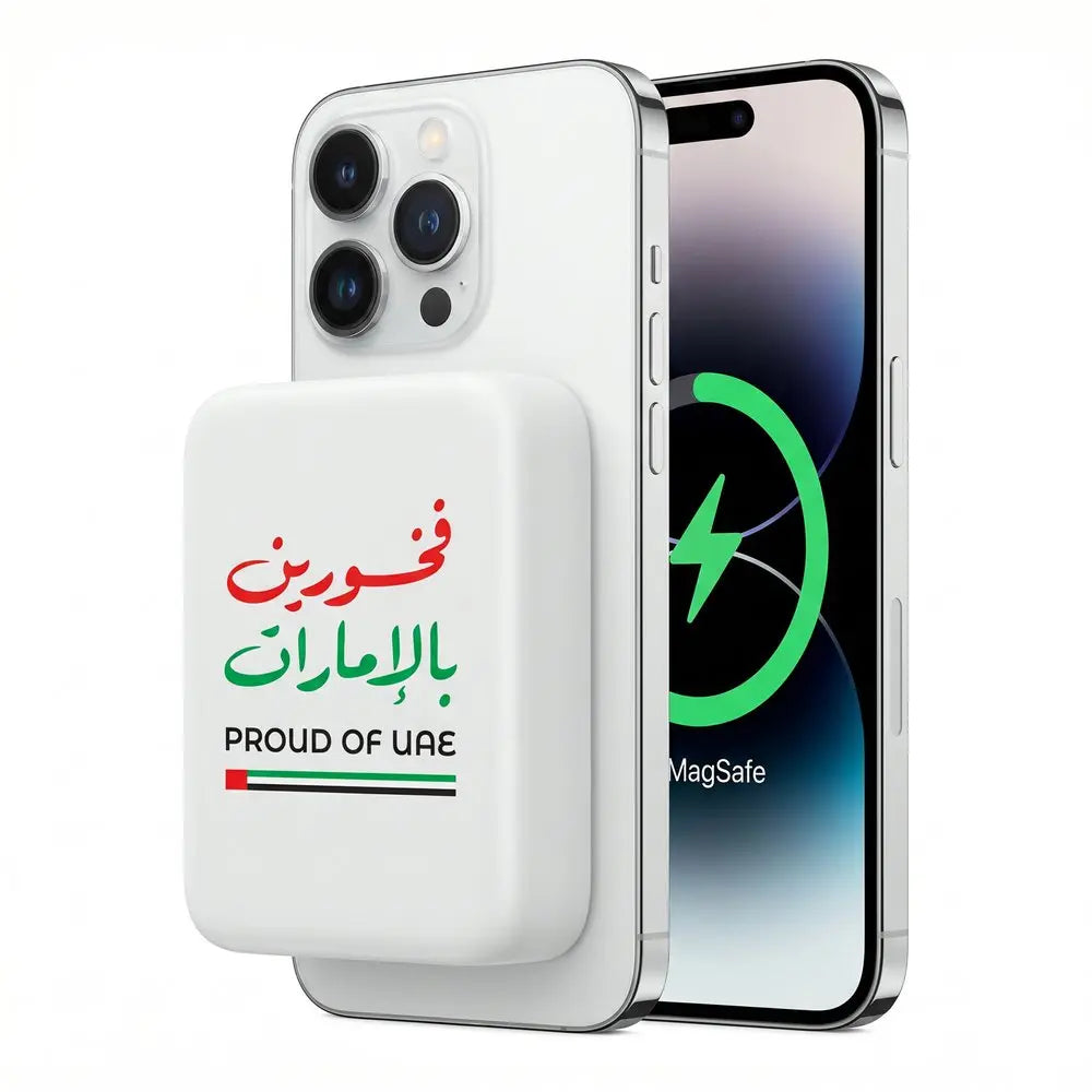 Proud of UAE MagSafe Powerbank 10000mAh 15W White Black – WPB-MS-WHT/BLK