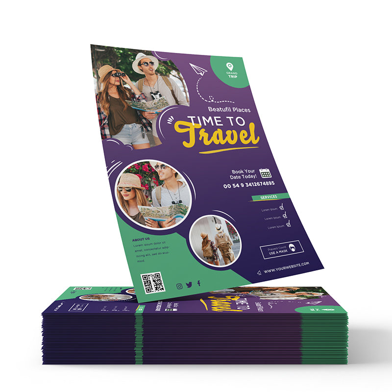 Flyer Printing Glossy paper 170 gsm.