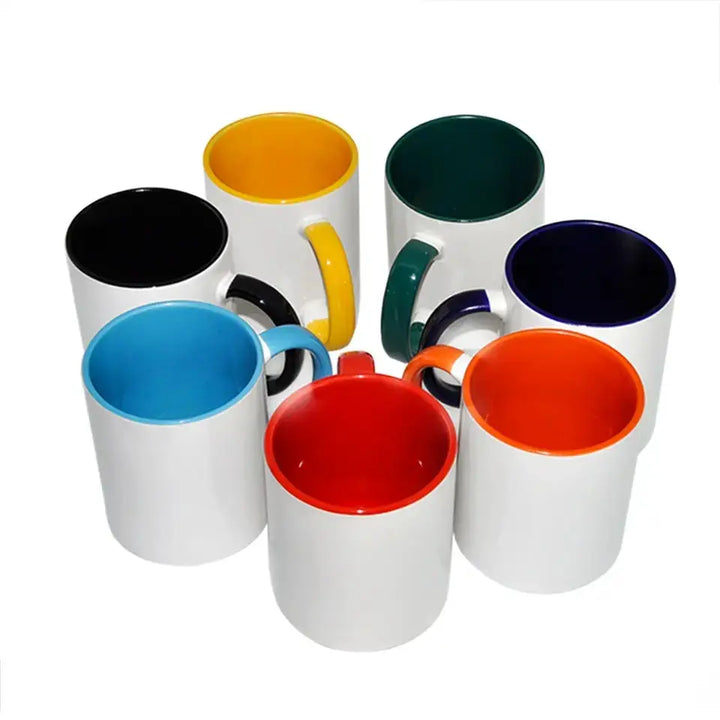 Inner And Handle Colored Mug