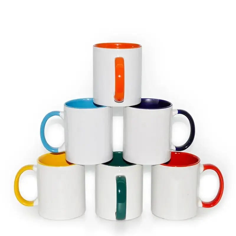 Inner And Handle Colored Mug