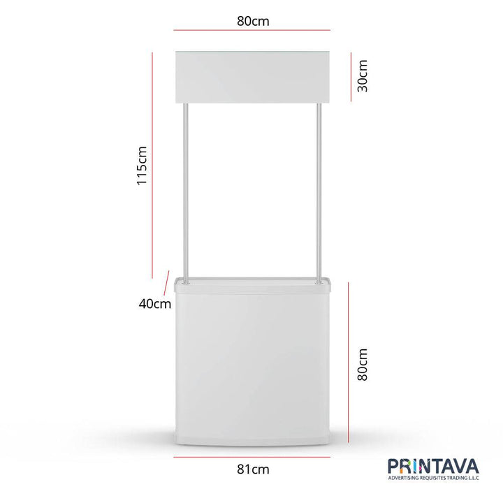 Portable Promotional Counter Table Foldable Booth Kiosk